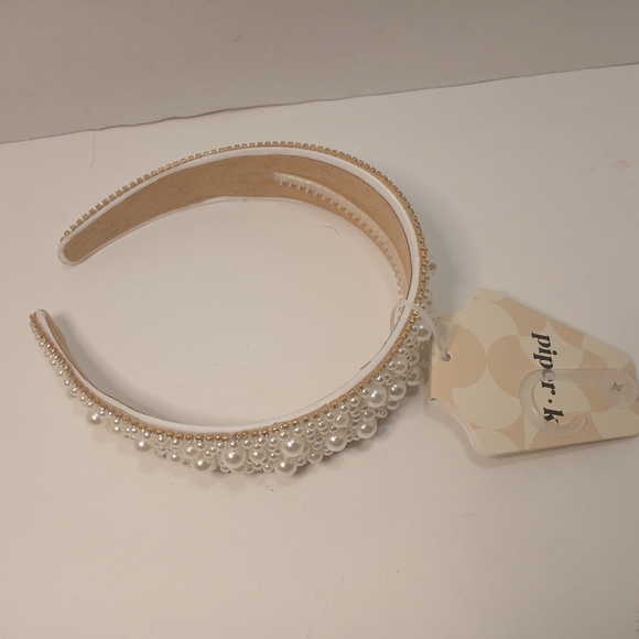 PiPer.K Accessories - Pearl Embellished Headband